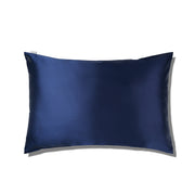 100% Silk Zippered Pillowcase Royal Berry Blue