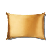 100% Silk Zippered Pillowcase Lustrous Gold