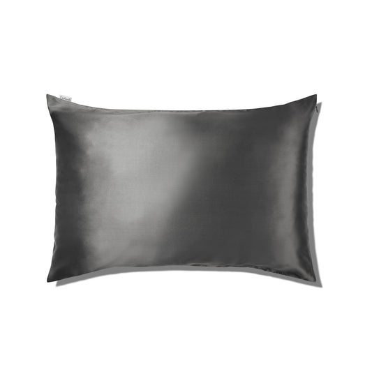 100% Silk Zippered Pillowcase Pebble Gray