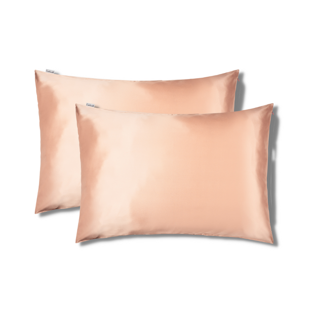 100% Silk Zippered Pillowcase Pair Rosie Goldie